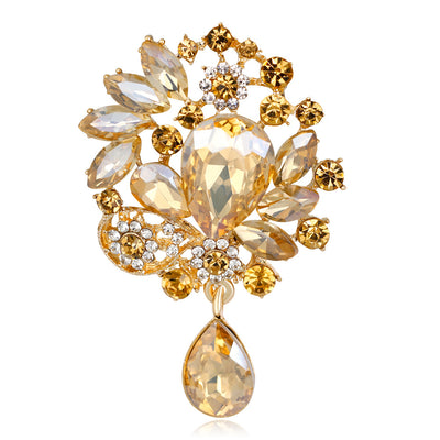 Broche Elegante de Aleación con Diamantes y Cristal - Image 7