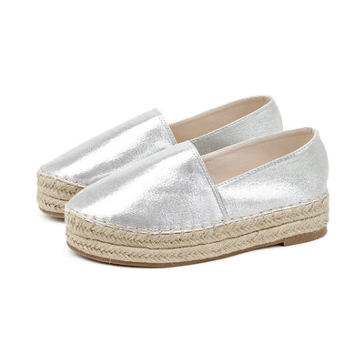 Botín Tejido Estilo Británico Retro con Forro de Cuero Suave para Mujer - Image 3