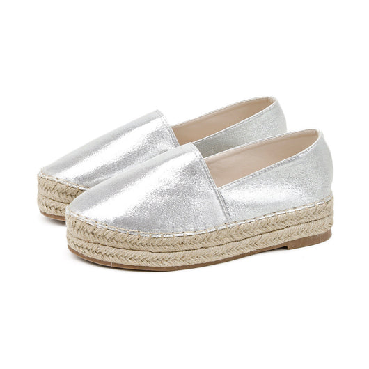 Botín Tejido Estilo Británico Retro con Forro de Cuero Suave para Mujer - Image 3
