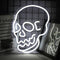 Calavera LED Neón para Decoración de Halloween