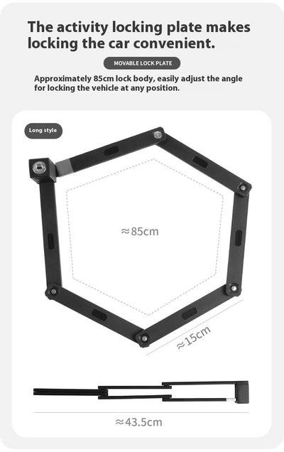 Candado Plegable Portátil de Seguridad para Vehículos - Image 10