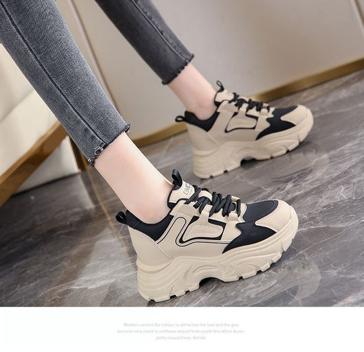 Zapatillas Dad Shoes con Plantilla Elevadora para Mujer - Suela Gruesa Otoño Primavera - Image 11