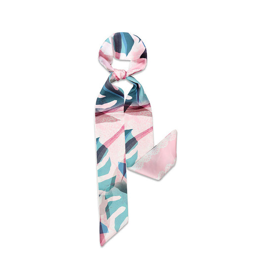Pañuelo de Seda Delgado para Mujer - Bufanda Decorativa Transpirable