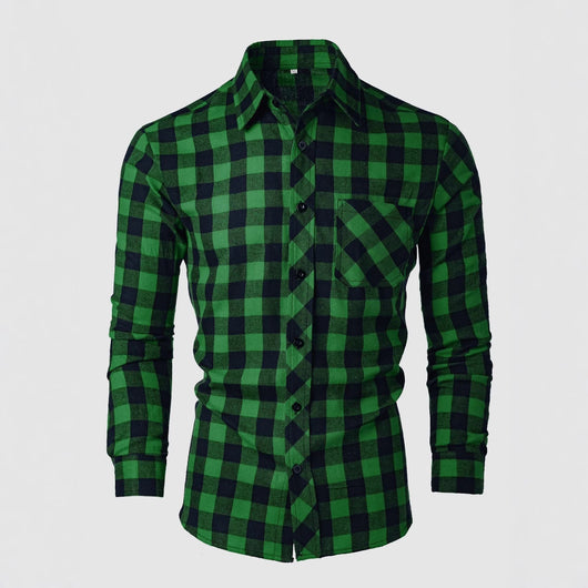 Camisa Casual Estampada Slim Fit con Solapa - Image 5