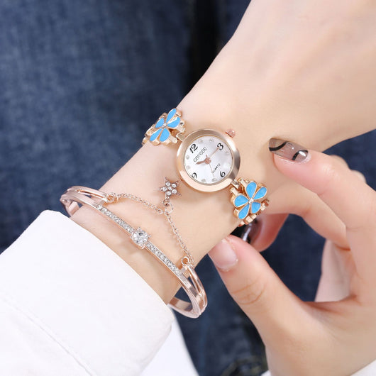 Reloj de Pulsera Cuarzo con Diseño Floral para Mujer - Image 11