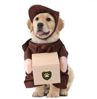 Ropa Divertida para Mascotas - Disfraz Mensajero Courier - Image 12