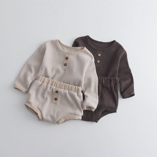 Conjunto de Ropa para Bebé Niña - Diseño Liso y Cómodo - Image 5