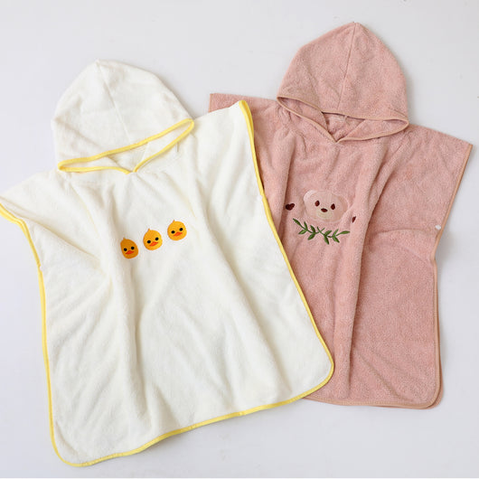Bata Infantil con Capucha de Osito Bordado - Image 17