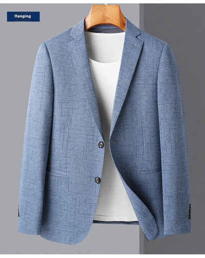 Blazer Ejecutivo de Color Sólido para Hombre - Image 17