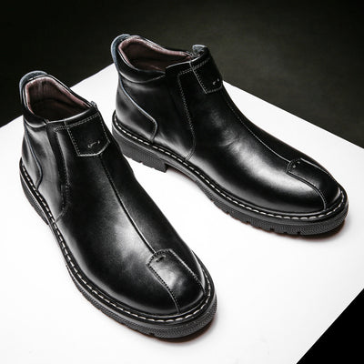 Botas Casuales de Cuero Martin para Hombre Talla Grande - Image 10