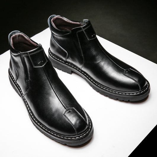Botas Casuales de Cuero Martin para Hombre Talla Grande - Image 10