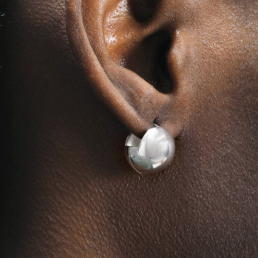 Aretes de Plata Esterlina S925 para Hombre - Estilo Hip-hop Urbano - Image 4