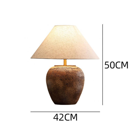 Lámpara de Mesa de Cerámica Estilo Moderno Retro Chino Nostálgico - Image 20