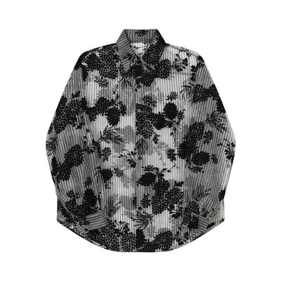 Camisa Casual Hombre con Tejido Calado Jacquard - Image 5