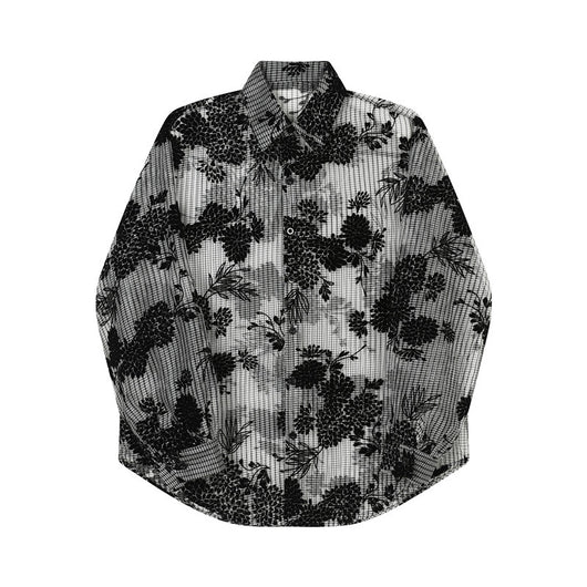 Camisa Casual Hombre con Tejido Calado Jacquard - Image 5