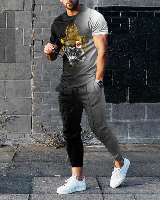 Playera Hombre Algodón Estampada Manga Corta Cuello Redondo - Image 22