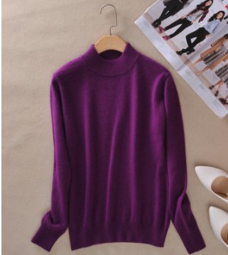 Suéter Cuello Alto Tejido para Mujer
