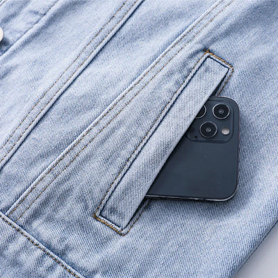 Colete Jeans Feminino Solto Sem Mangas - Estilo Casual e Versátil