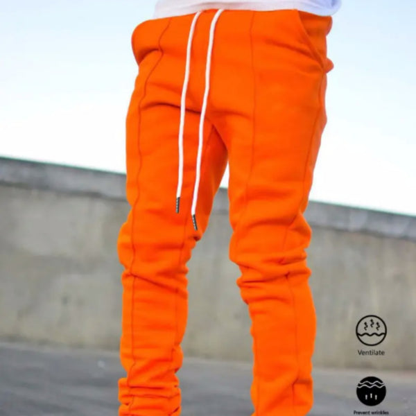 Pantalones de Campana Elásticos para Hombre - Estilo Deportivo y Casual para Todas las Estaciones