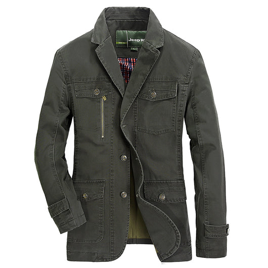 Chaqueta de Algodón Premium para Hombre - Estilo Casual Versátil - Image 7