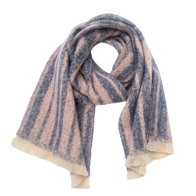 Bufanda Chal Tejida Jacquard Otoño Invierno Europeo Americano - Image 10