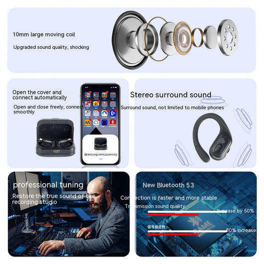 Auriculares Inalámbricos Bluetooth con Cancelación Inteligente de Ruido - Image 4