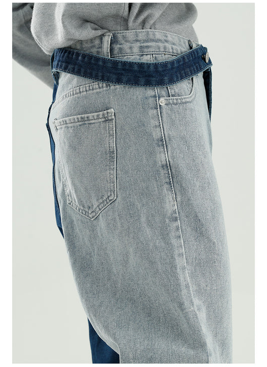 Jeans de Hombre con Combinación de Colores - Estilo Versátil y Moderno - Image 2
