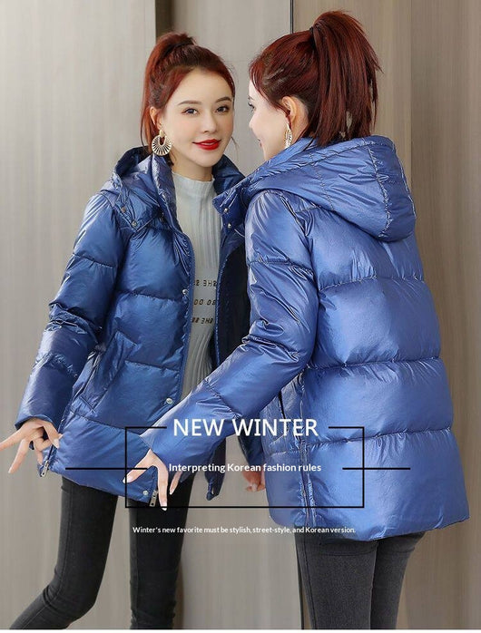 Chaqueta Acolchada Corta Suelta con Relleno Sintético - Image 8