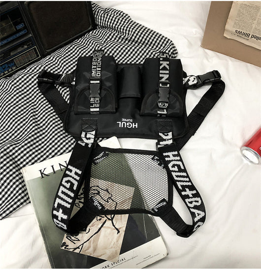 Chaleco Táctico Multifuncional con Bolsa de Pecho para Hombre y Mujer - Image 9