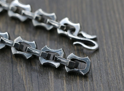 Pulsera de Plata 925 Estilo Vintage con Cierre Marinero Pesado - Image 7