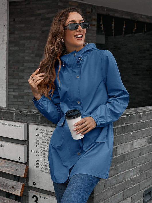 Chaqueta Deportiva Impermeable con Cierre de Media Longitud - Image 33