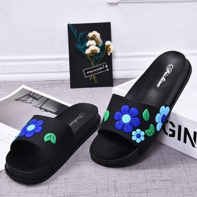 Sandalias y Pantuflas para Casa con Suela Antideslizante y Diseño Floral - Image 11