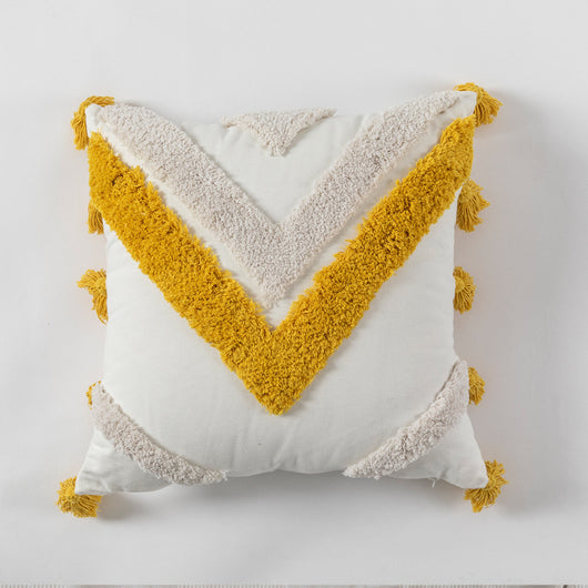 Almohada Decorativa Geométrica con Bordado Tufado - Image 11