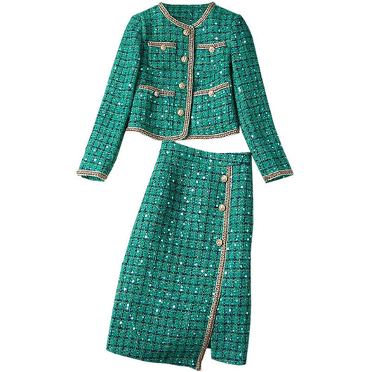 Traje Falda Entallada de Cintura Alta - Image 5