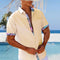 Camisa Playera Hombre Rayas 3D Manga Suelta Casual