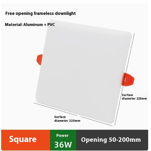 Panel de Luz LED Ultadelgado con Agujero Ajustable - Image 2