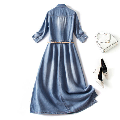 Vestido Tencel Boutique Estilo Sastre - Image 12