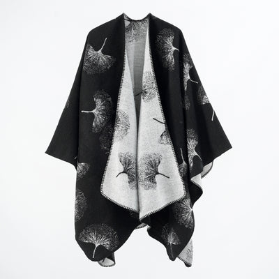 Bufanda Cuadros Oversize de Cachemira para Mujer - Image 12