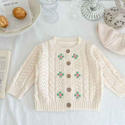 Suéter Tejido con Detalle Twist para Niñas - Image 10