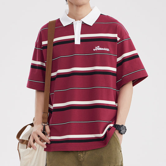 Polo Retro Vintage para Hombre - Estilo Clásico de Verano