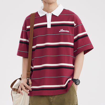 Polo Retro Vintage para Hombre - Estilo Clásico de Verano