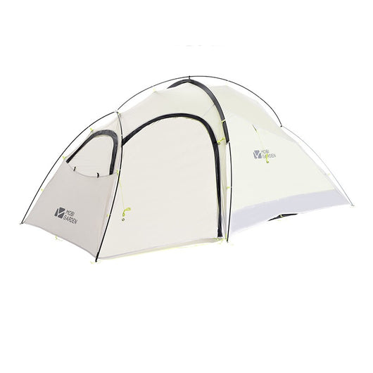 Tienda de Campaña Portátil 2 en 1 con Sala y Dormitorio para Camping - Image 6