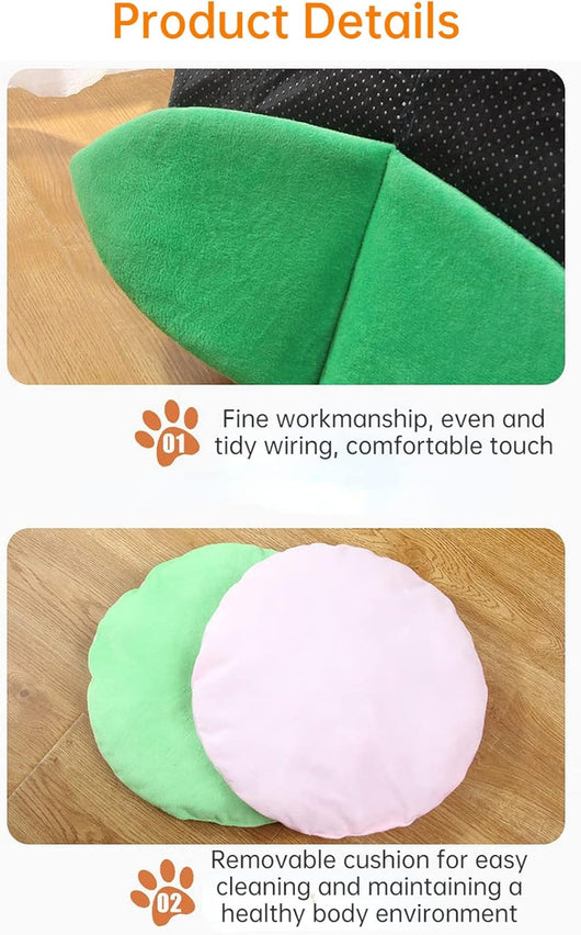 Cama Nido para Gatos Forma Durazno Manzana - Sofá Acogedor Removible para Mascotas - Image 15