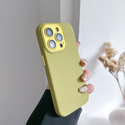 Funda Protectora de Silicona Líquida con Protector de Lente para iPhone 14 e iPhone 15 - Image 5