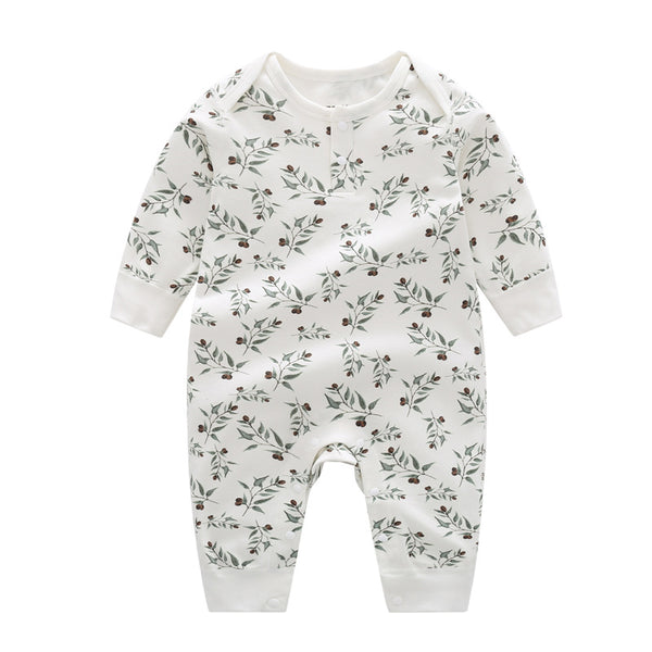 Pijama Enterizo de Algodón Orgánico para Bebé - Primavera y Otoño - Image 6