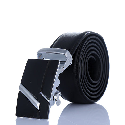 Conjunto de Regalo: Cinturón de Cuero con Hebilla Automática, Reloj y Billetera para Hombre - Image 12