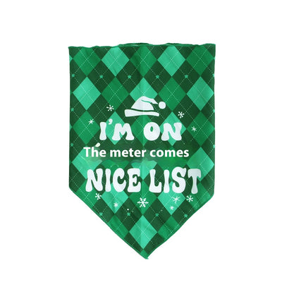 Babero Triangular Navideño para Mascotas - Toalla Absorbente para Perros - Image 13