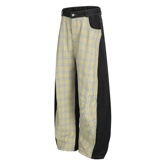 Pantalones Casuales Color Block Hombre - Corte Medio Moderno y Juvenil - Image 3