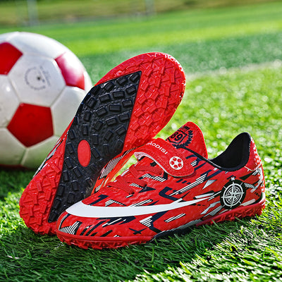 Botines de Fútbol Infantiles con Velcro y Tacos - Image 3