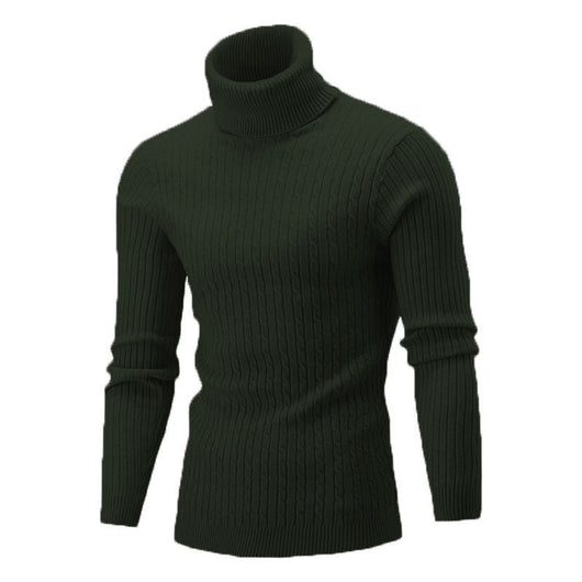 Suéter Cuello Alto Manga Larga para Hombre - Estilo Casual - Image 13